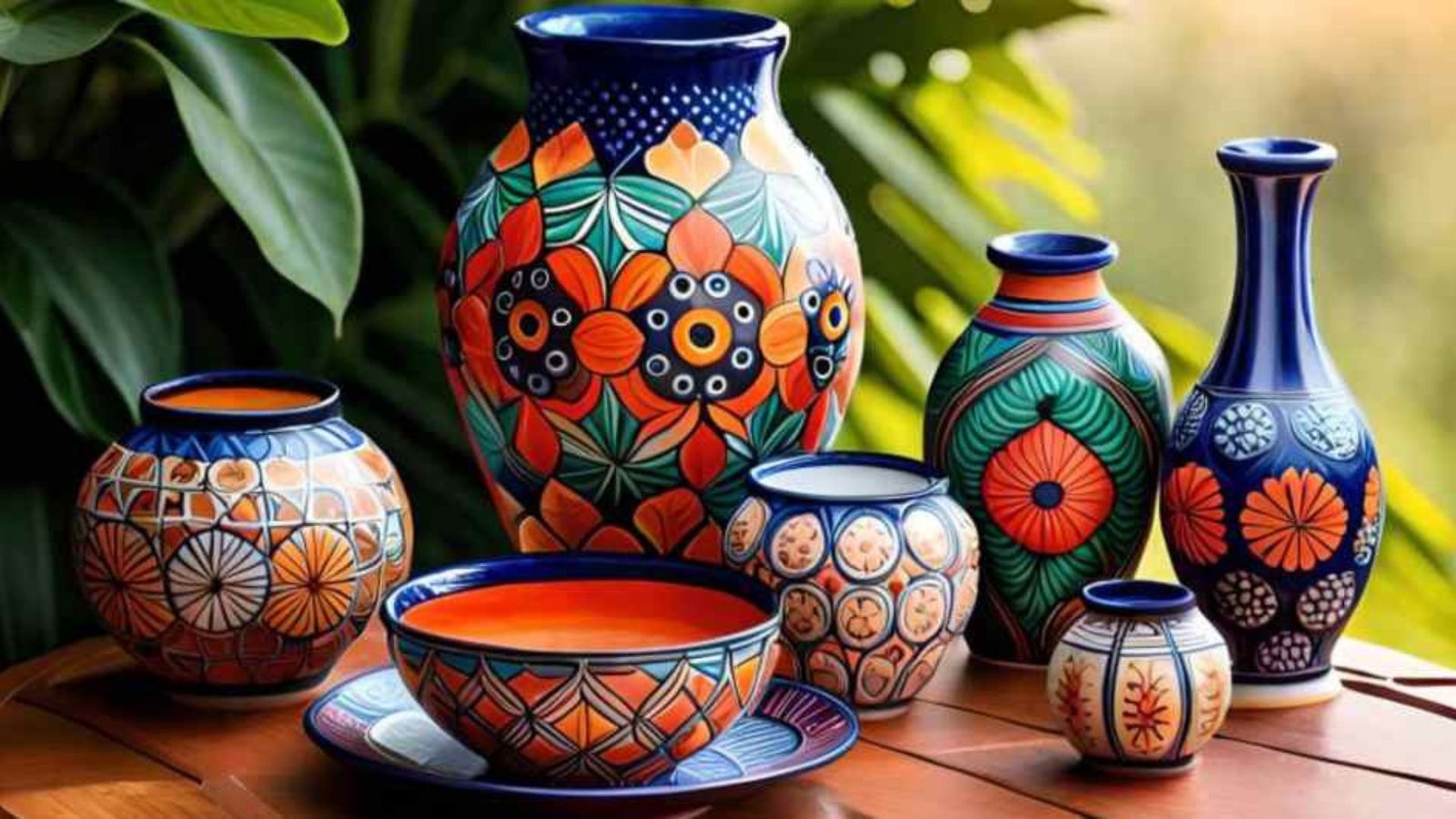 decorated vases